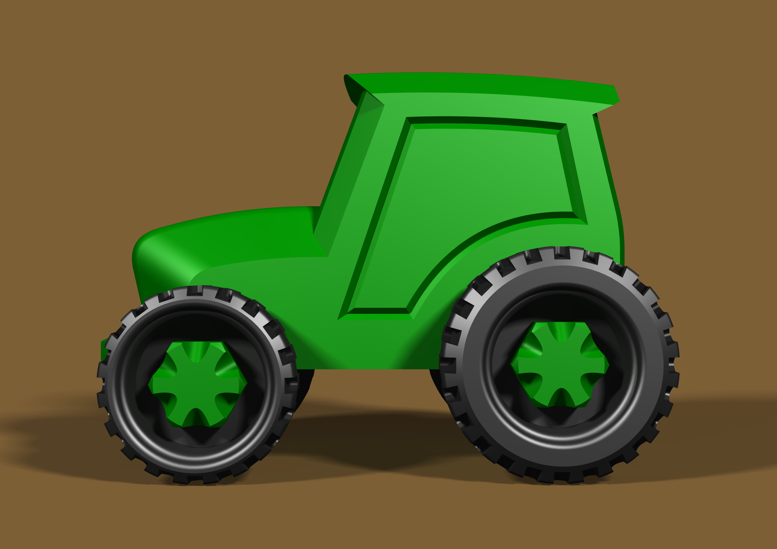 Miniatura 3 do modelo 3D Little pit stop - tractor