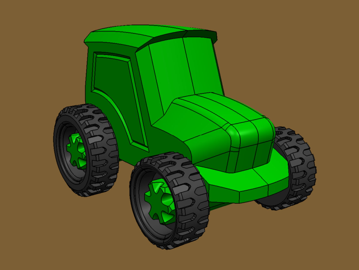 Miniatura 7 do modelo 3D Little pit stop - tractor