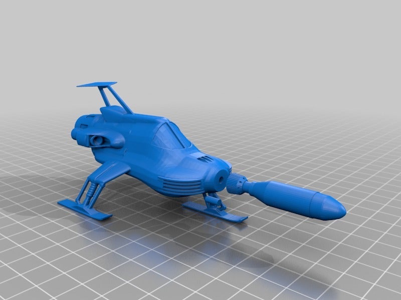 Miniatura 4 do modelo 3D SHADO Interceptor - UFO