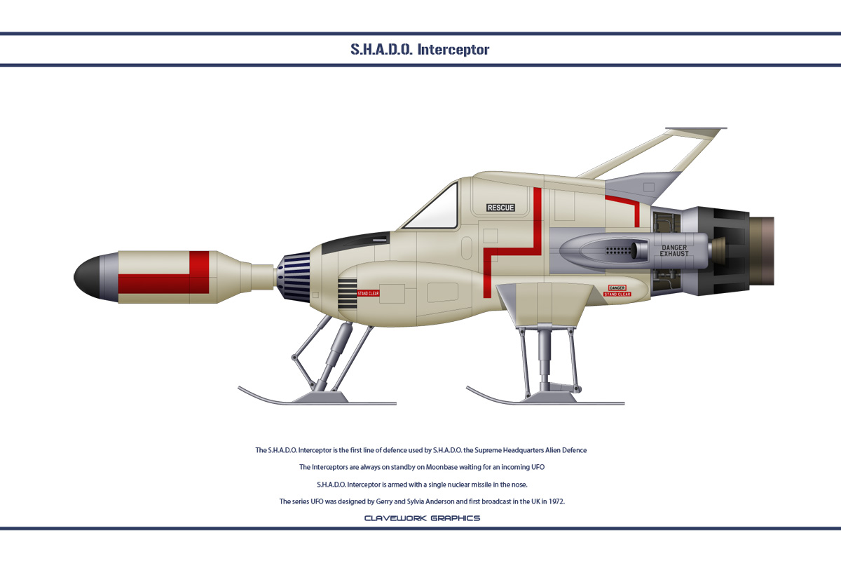 Shado Interceptor Ufo By Al Mon Download Free Stl Model