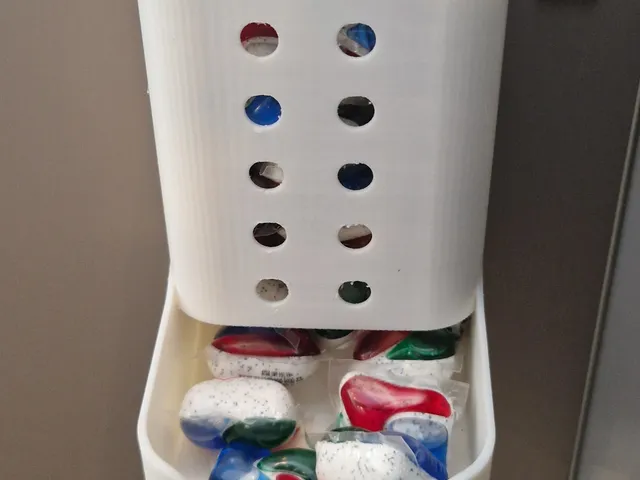 dishwasher tablet storage container