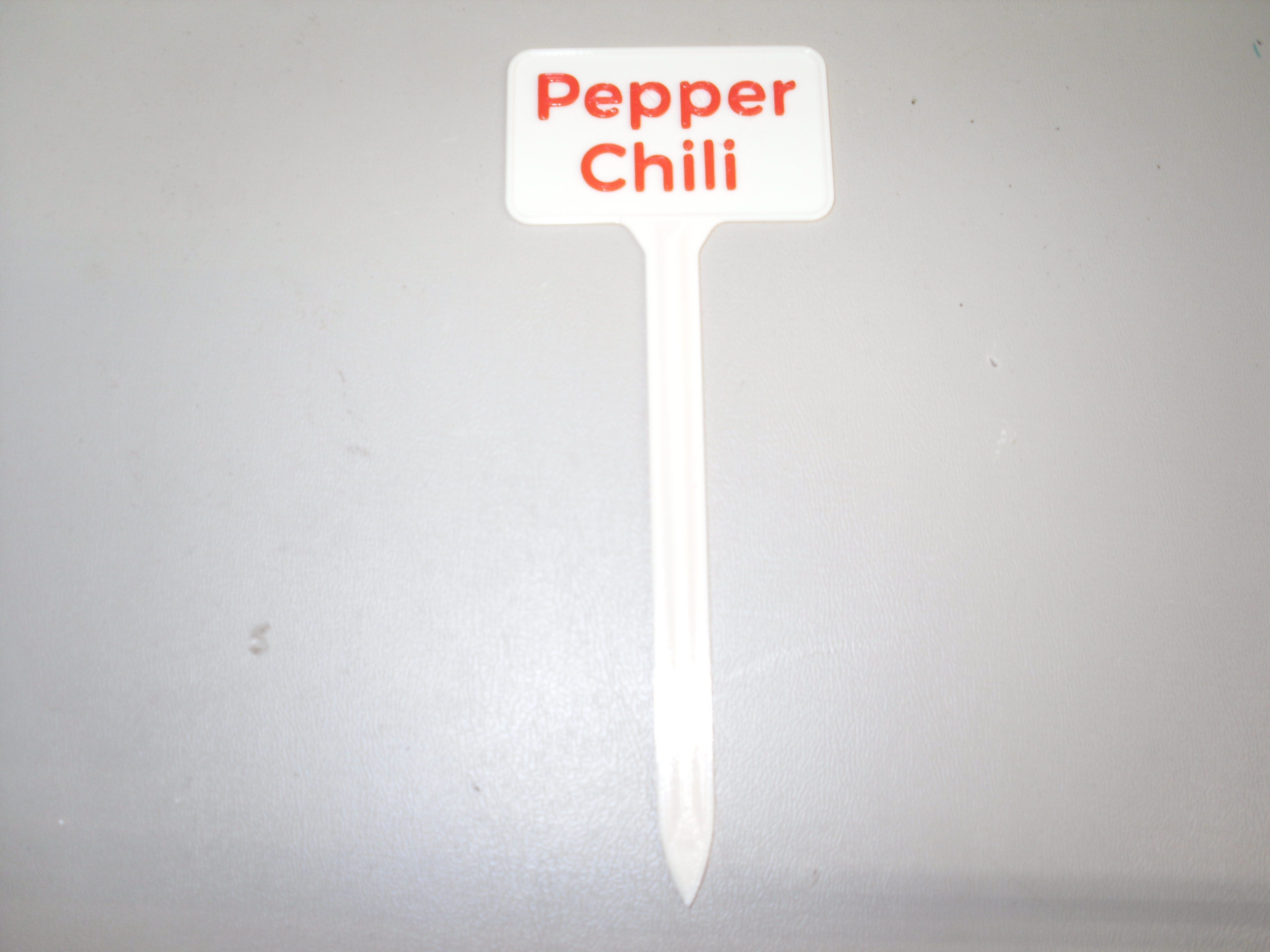 Plant Label Pepper Chili