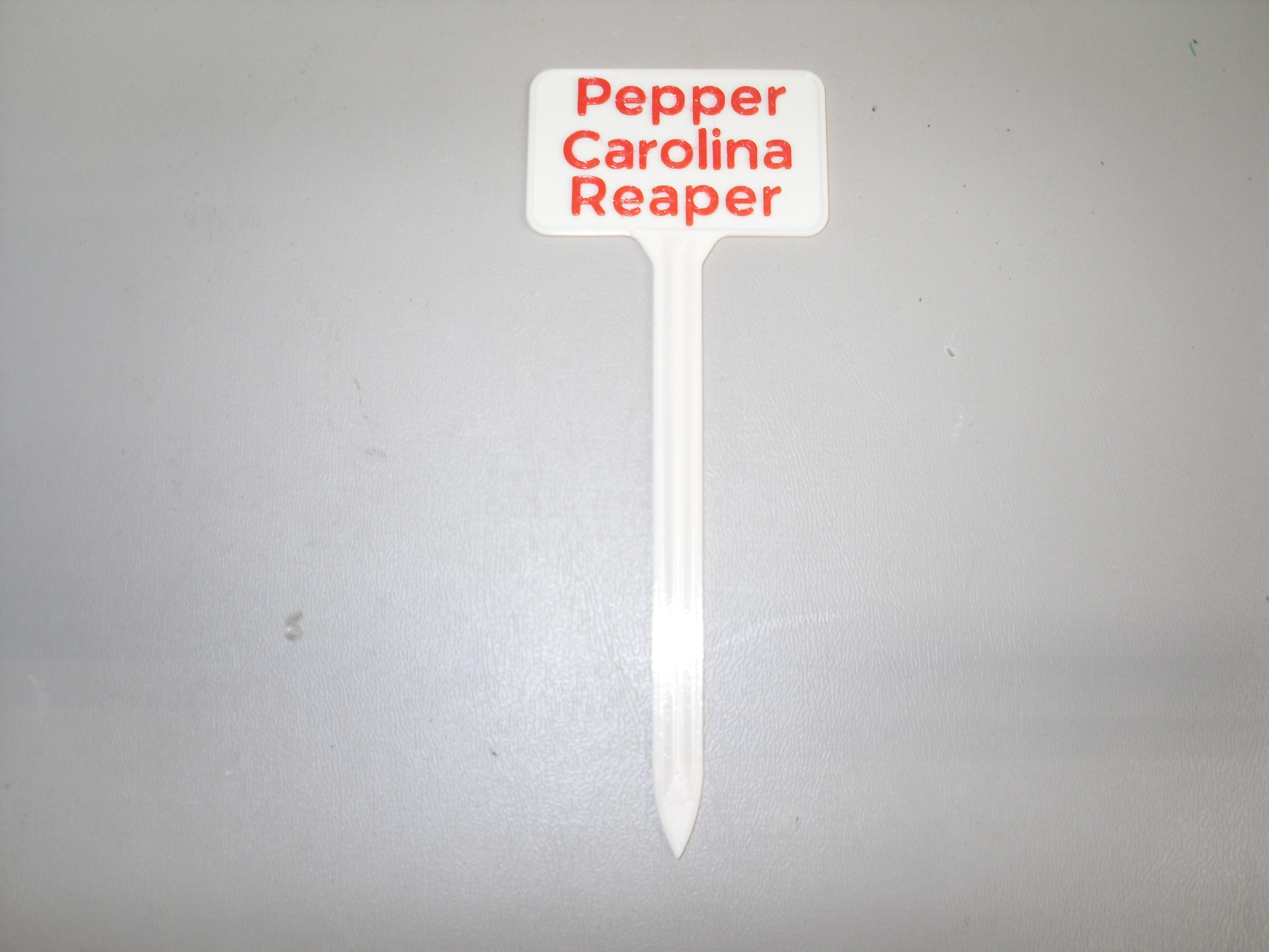 Plant Label Pepper Carolina Reaper