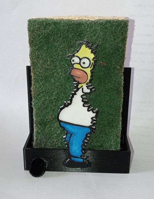 Homer Sponge Holder By BrunoS Download Free STL Model Printables