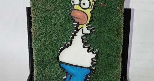 Homer Sponge Holder By BrunoS Download Free STL Model Printables Homer Sponge Holder By BrunoS Download Free STL Model Printables