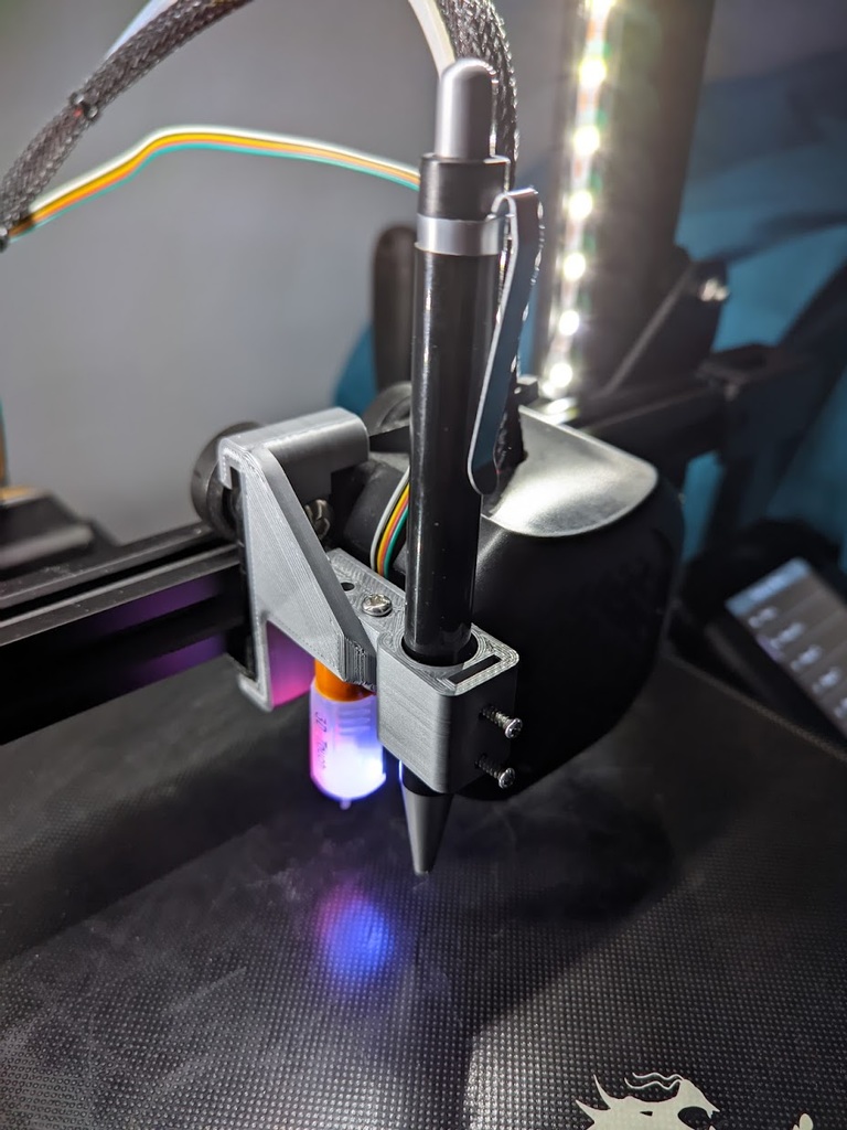 Creality Ender 3 Pro BL Touch Mount, 3D CAD Model Library