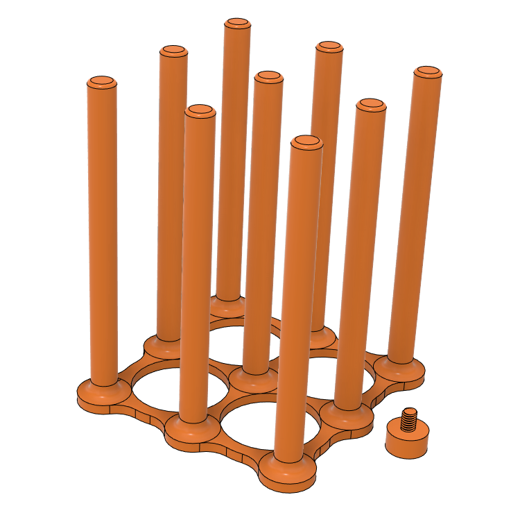 Soporte para Biobolas apilables