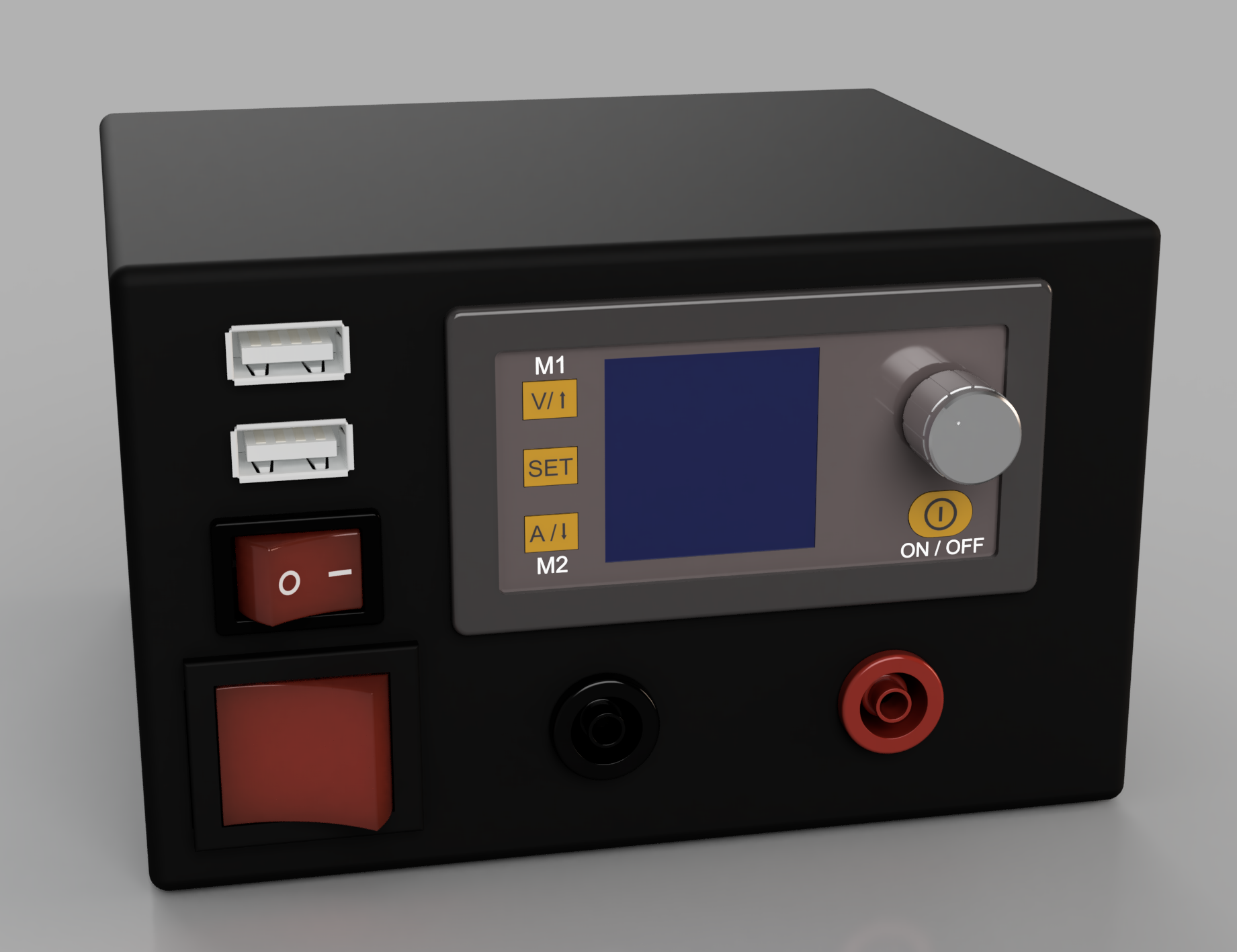 ULTIMATE DPS5005 Case (up to 190W) and built in separate 5V PSU (10W)