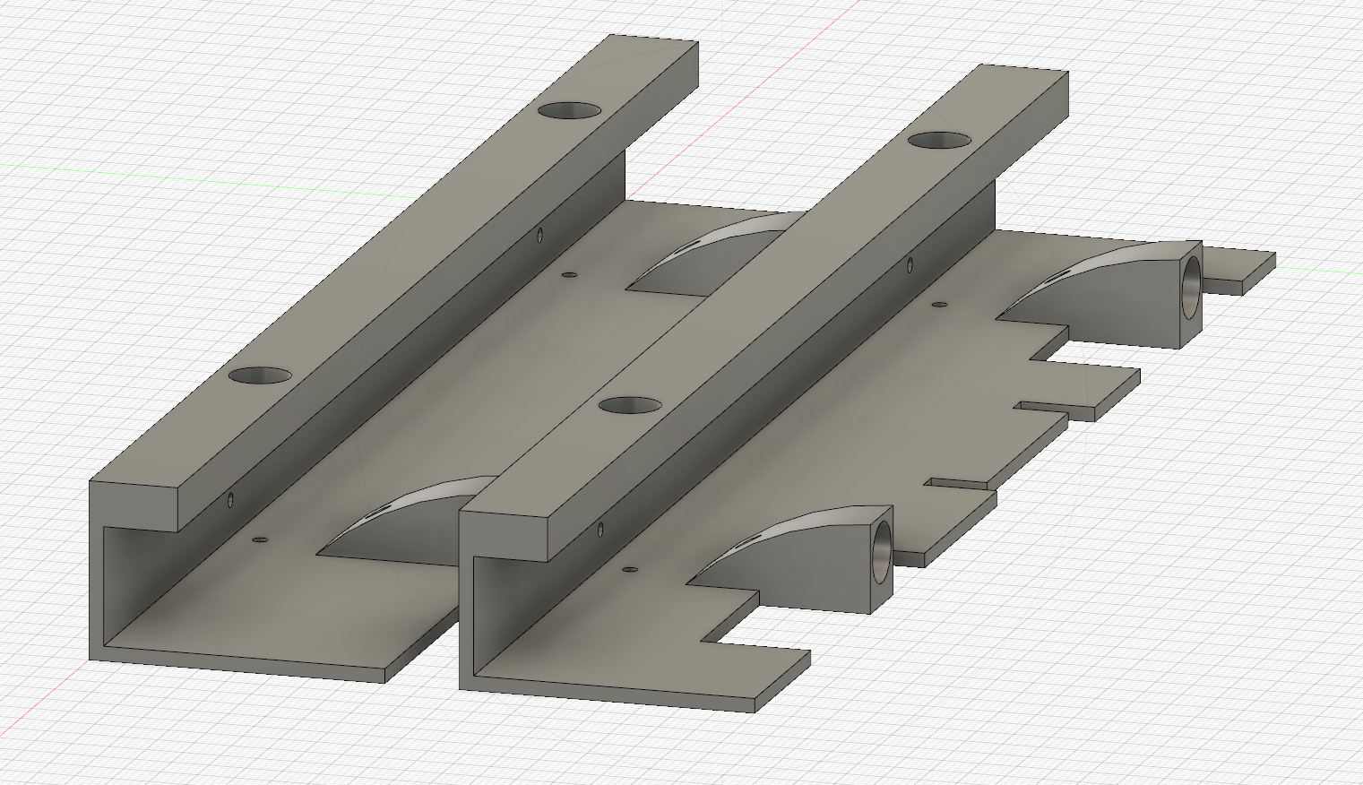Bottom magnetic cable duct for PrusaBox by Printer box