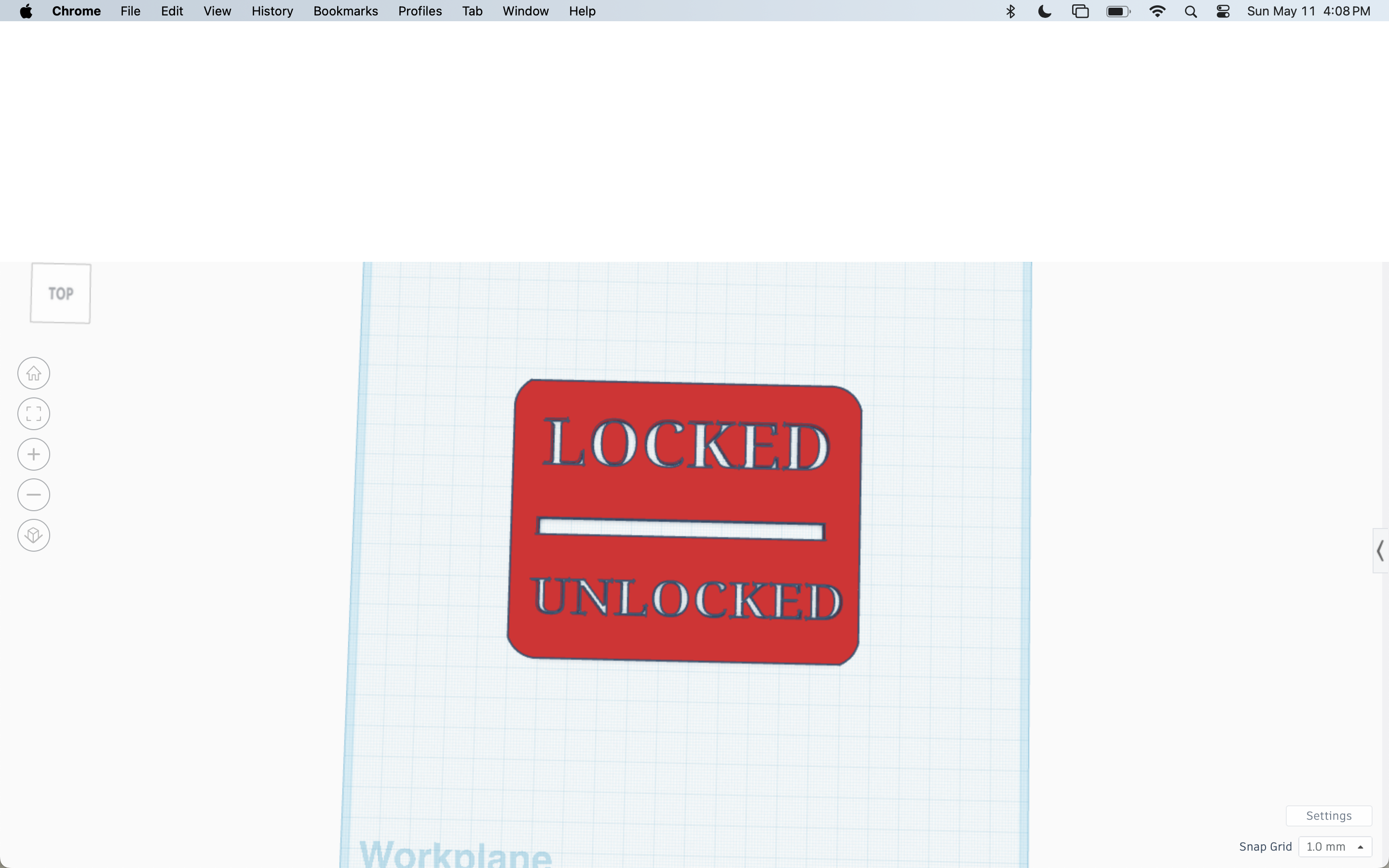 Unlocked/Locked Indicator