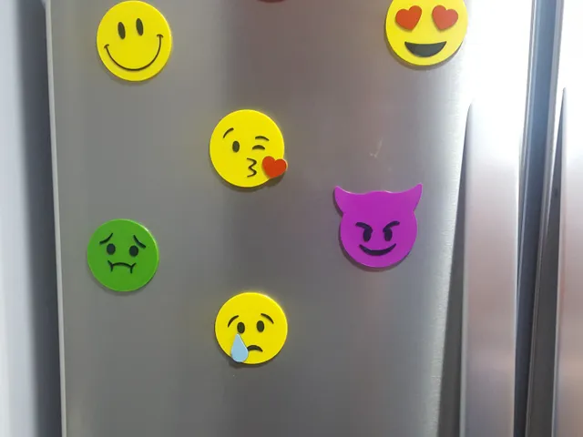 Adorno nevera con imán - Emojis