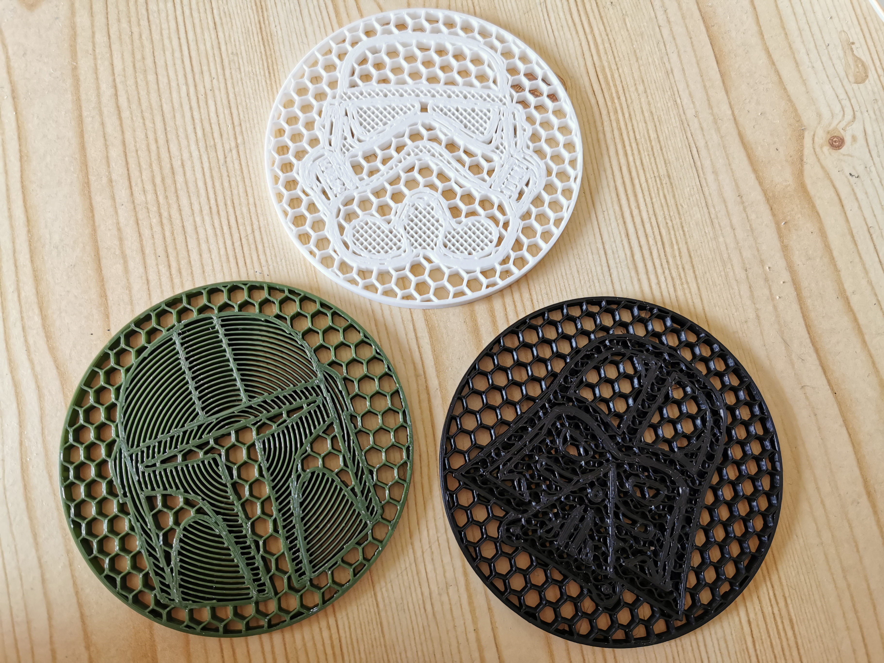 Infill StarWars clipart coasters