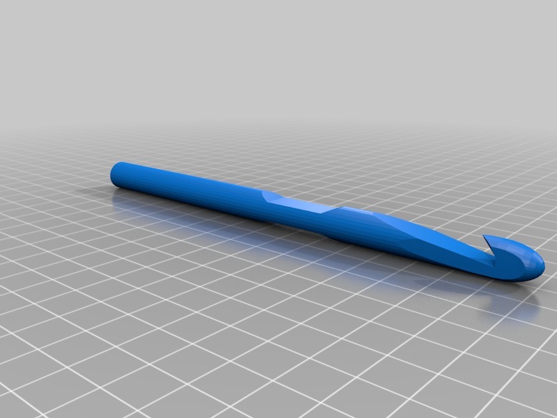 My Customized Parametric crochet hook 10