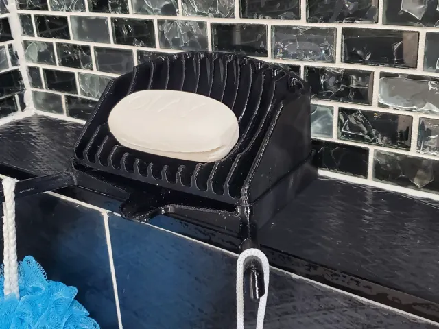 Soap Tray with drain for niche