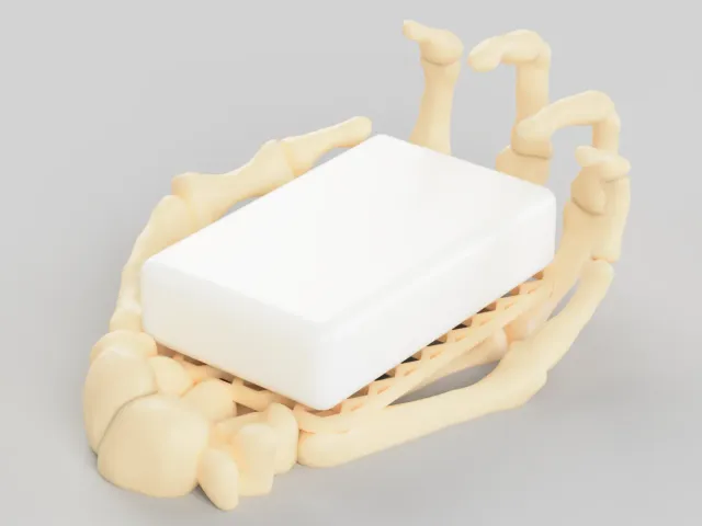 Skeleton hand [Soap Dish]