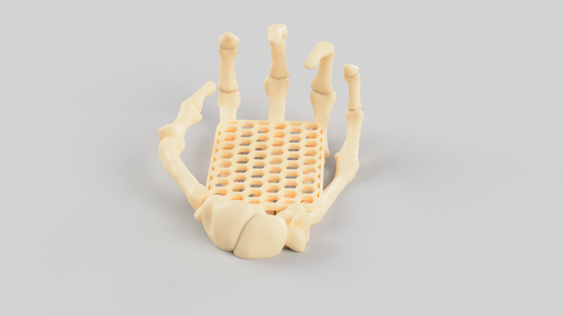 Skeleton hand [Soap Dish] by Eleton Download free STL model