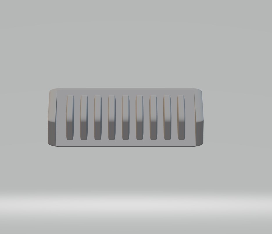 Plain soap dish