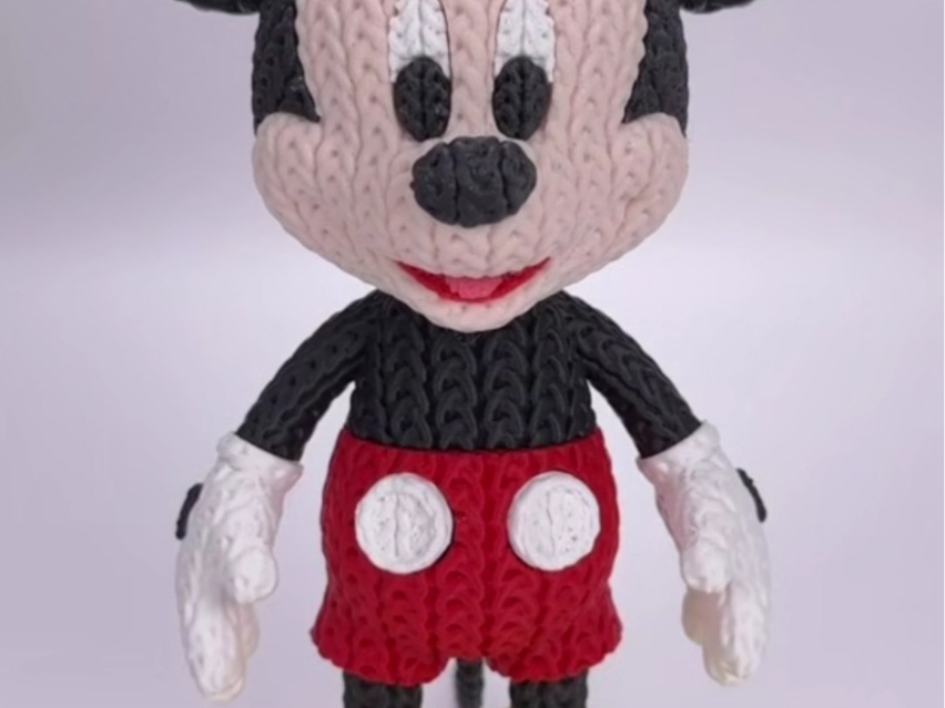 Mikey Mouse Knitted keychain option