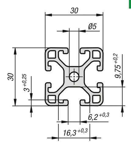 Aluminium-Profile30x30_LED-Strip_Mounting