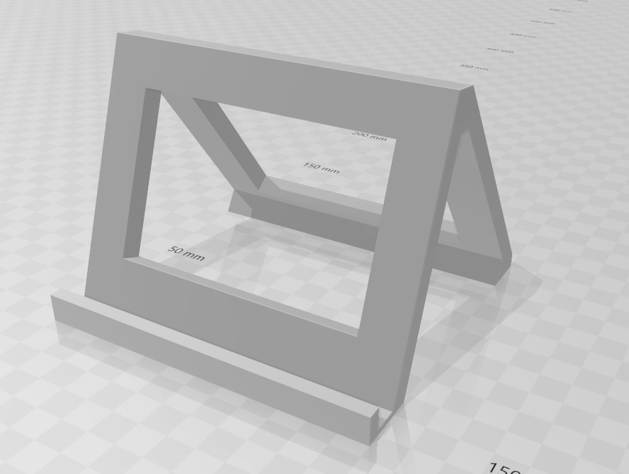 IPad Holder 70° EASY PRINT by Rafael Svoboda Download free STL