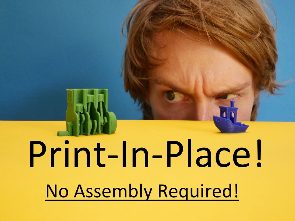 Print in Place Engine Benchmark - The Bengine 3D model thumbnail