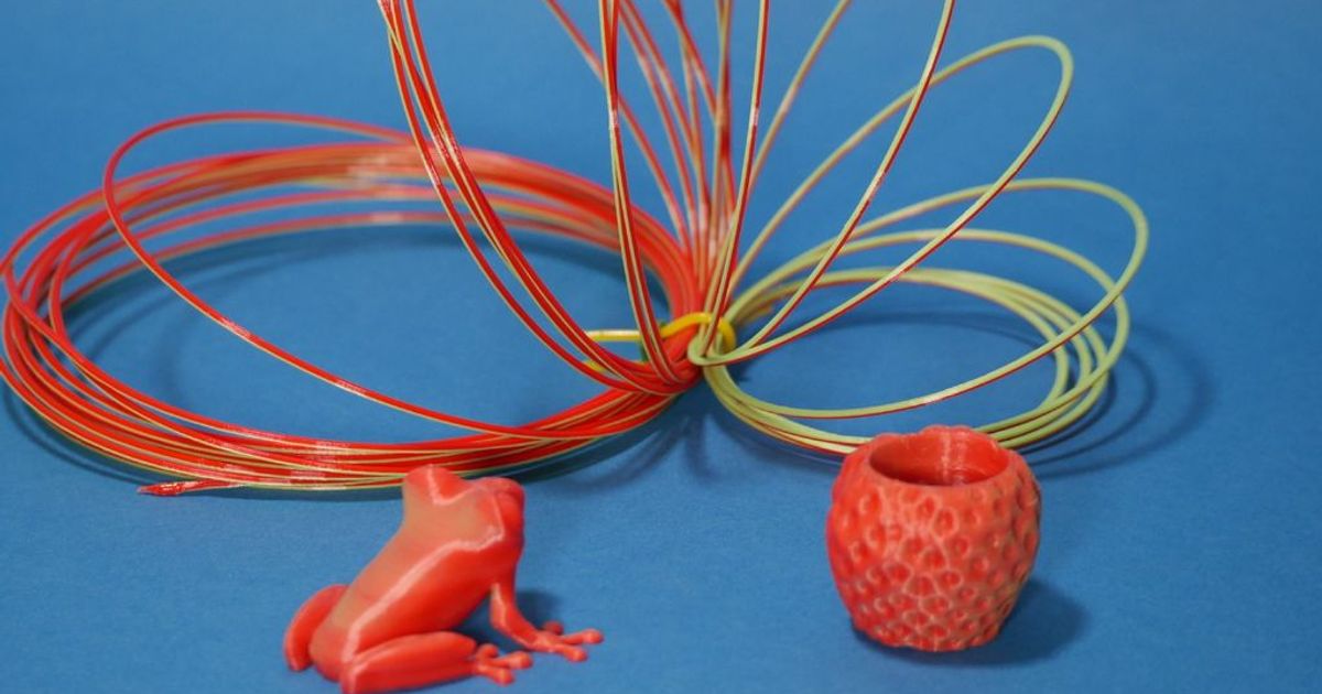 3D-Printable Filament! -Print Your Own Filament for Multi-Color! by  SunShine, Download free STL model
