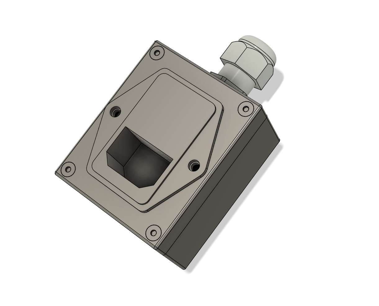 IEC C14 (Horizontal screw mount) Power Supply Switch Box for DIN rail