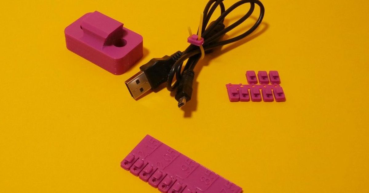 Zip Ties for 3DPrinting! 2 min print! by SunShine Download free