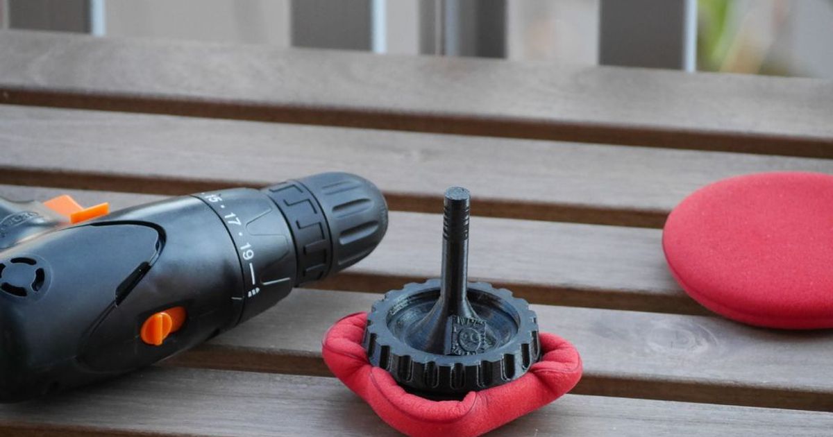 Buffing/Polishing wheel for Drills by SunShine Download free STL