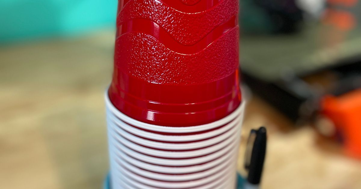 Solo Cup Dispenser by tgibson Download free STL model