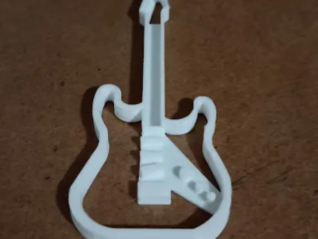 Strat Guitar Cookie Cutter