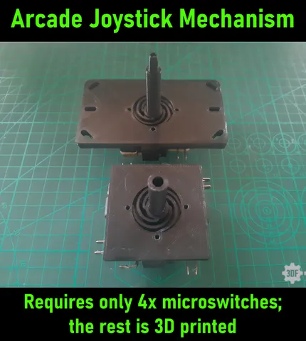 Arcade Joystick Mechanism - 3D printed - STL version