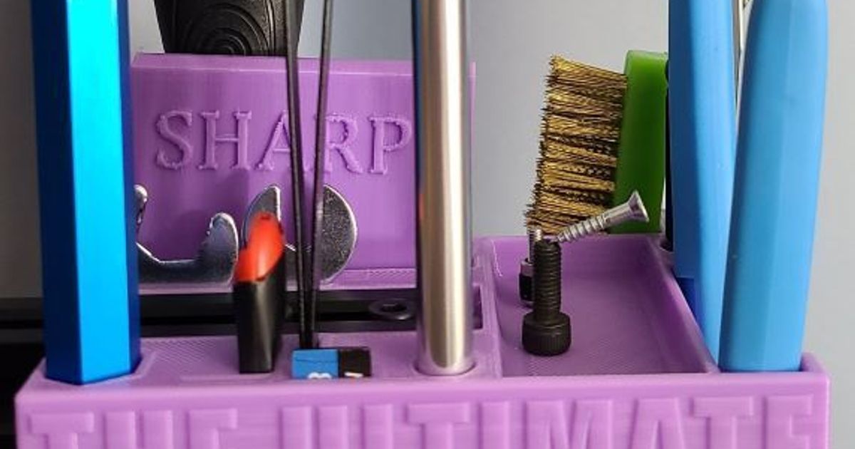 The Ultimate Ender 3 Tool Holder by DJMac Download free STL model
