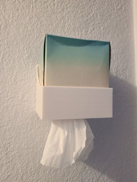 Tissue Box Wall Hanger Remix (Dual size box capable)