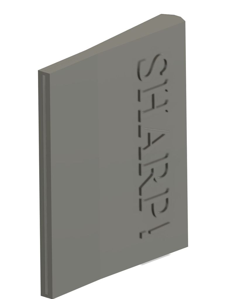 Miniatura 3 do modelo 3D Build Platform Spatula / Scraper (Sharp Remix)