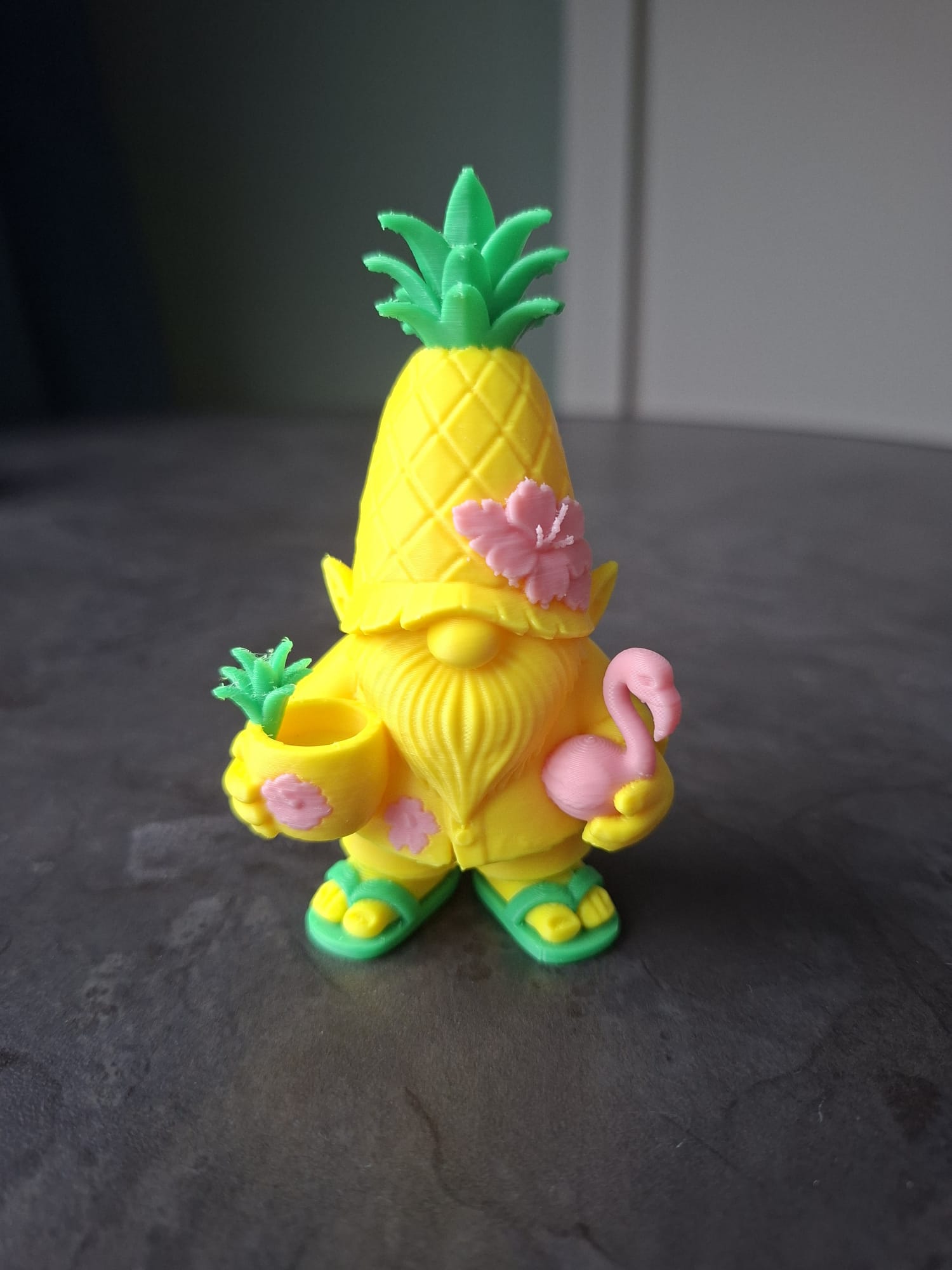 Tropical Pineapple Gnome – Summer Beach Decor