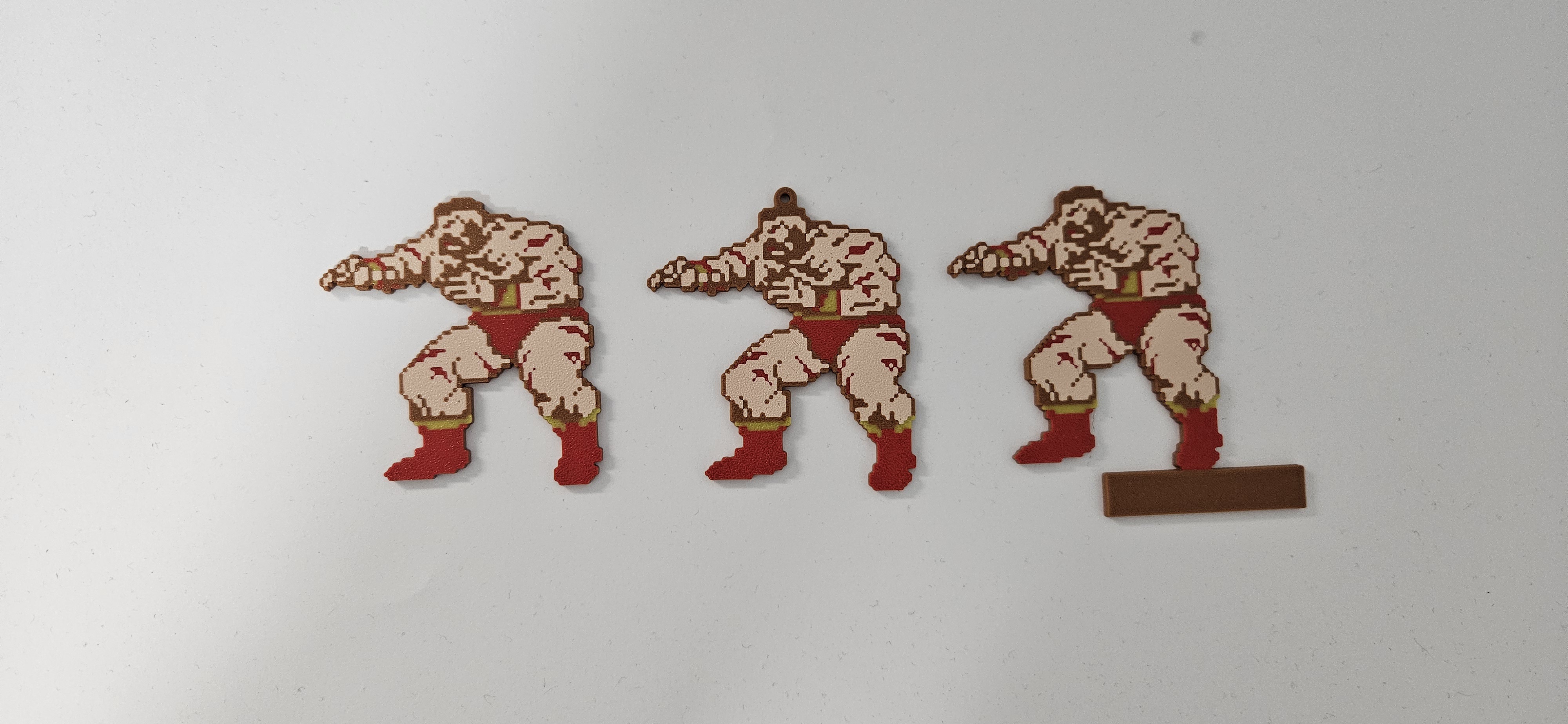 Zangief SF2- Classic Edition (Diorama & Keychain) — thumbnail 2