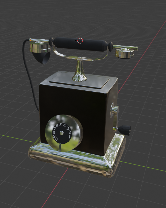 old PZT rotary phone