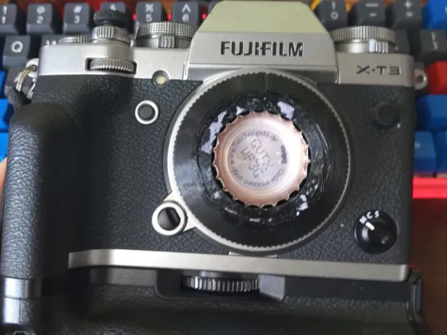 Beercap pinhole for X-Mount