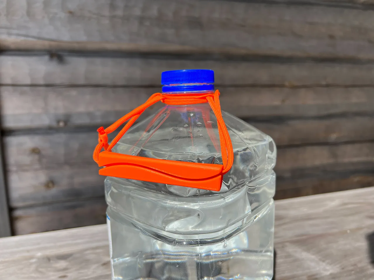 Handle for 5l water bottle by Arrowpilot