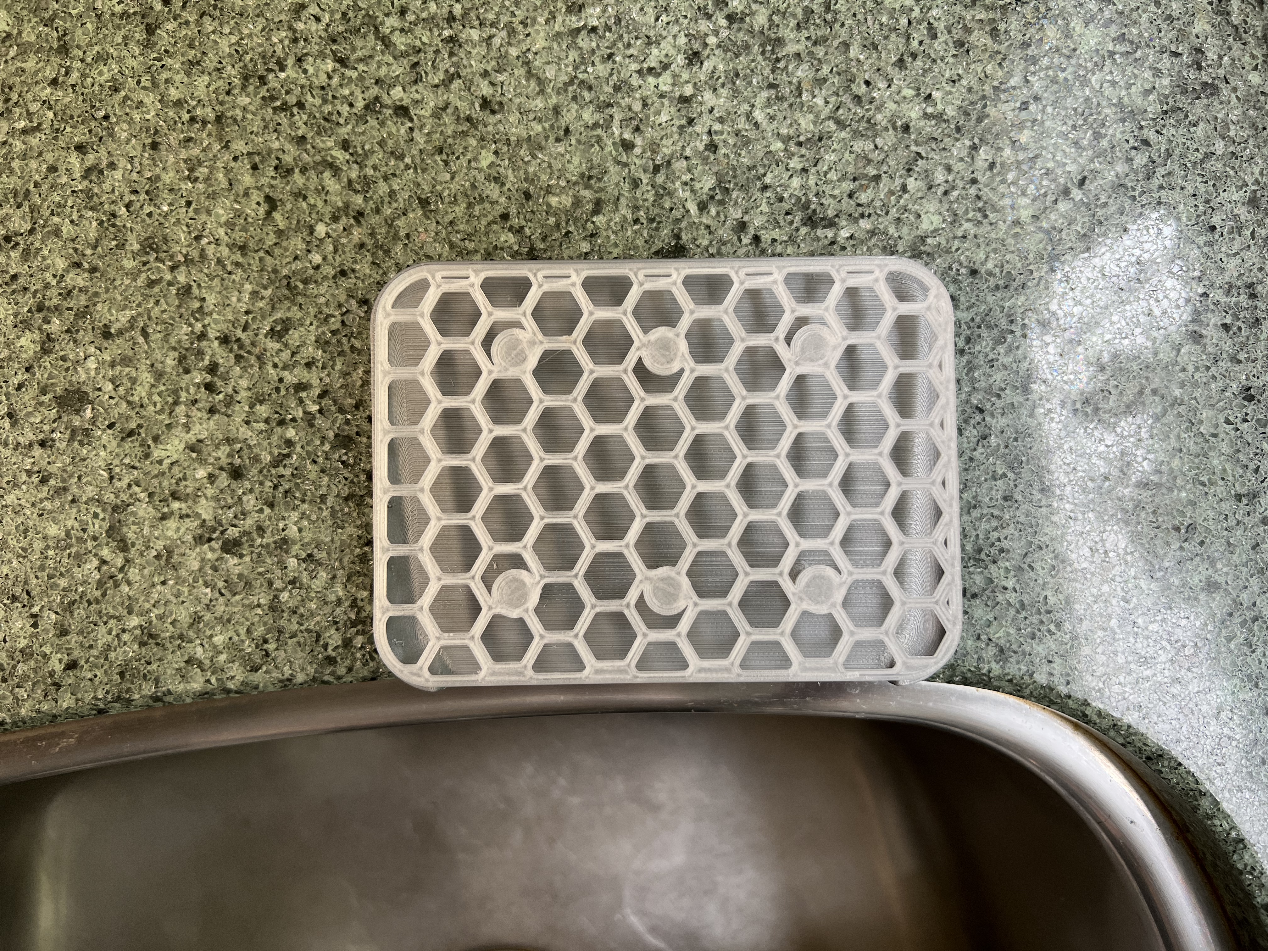 Miniatura 6 do modelo 3D Draining Soap/Sponge Dish
