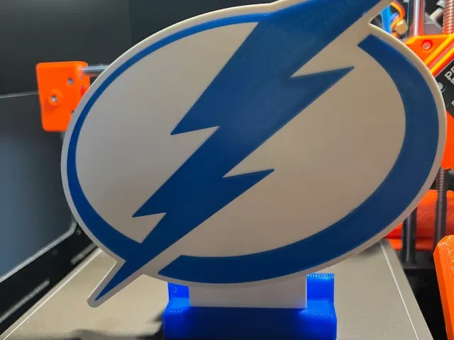 Tampa Bay Lightning Logo with Stand