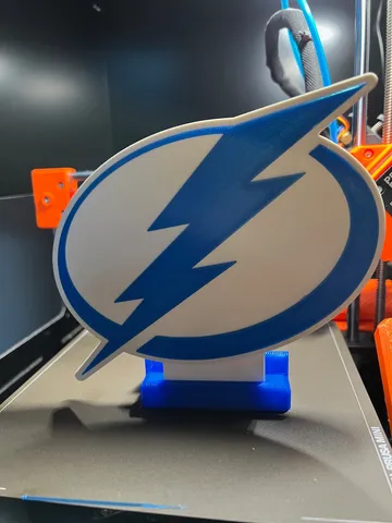 Tampa Bay Lightning Logo with Stand