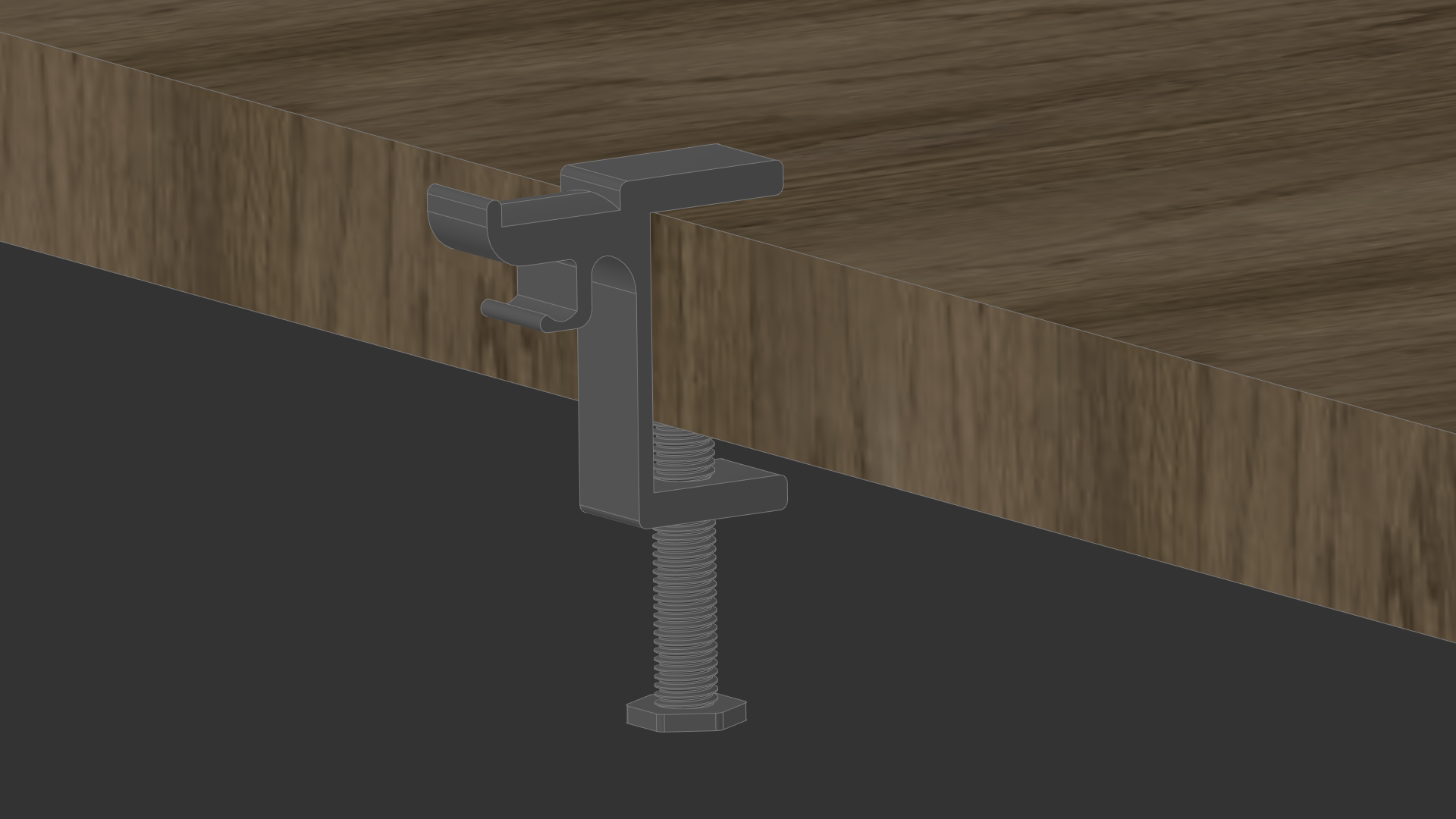 Screwable Headset and Cable Holder