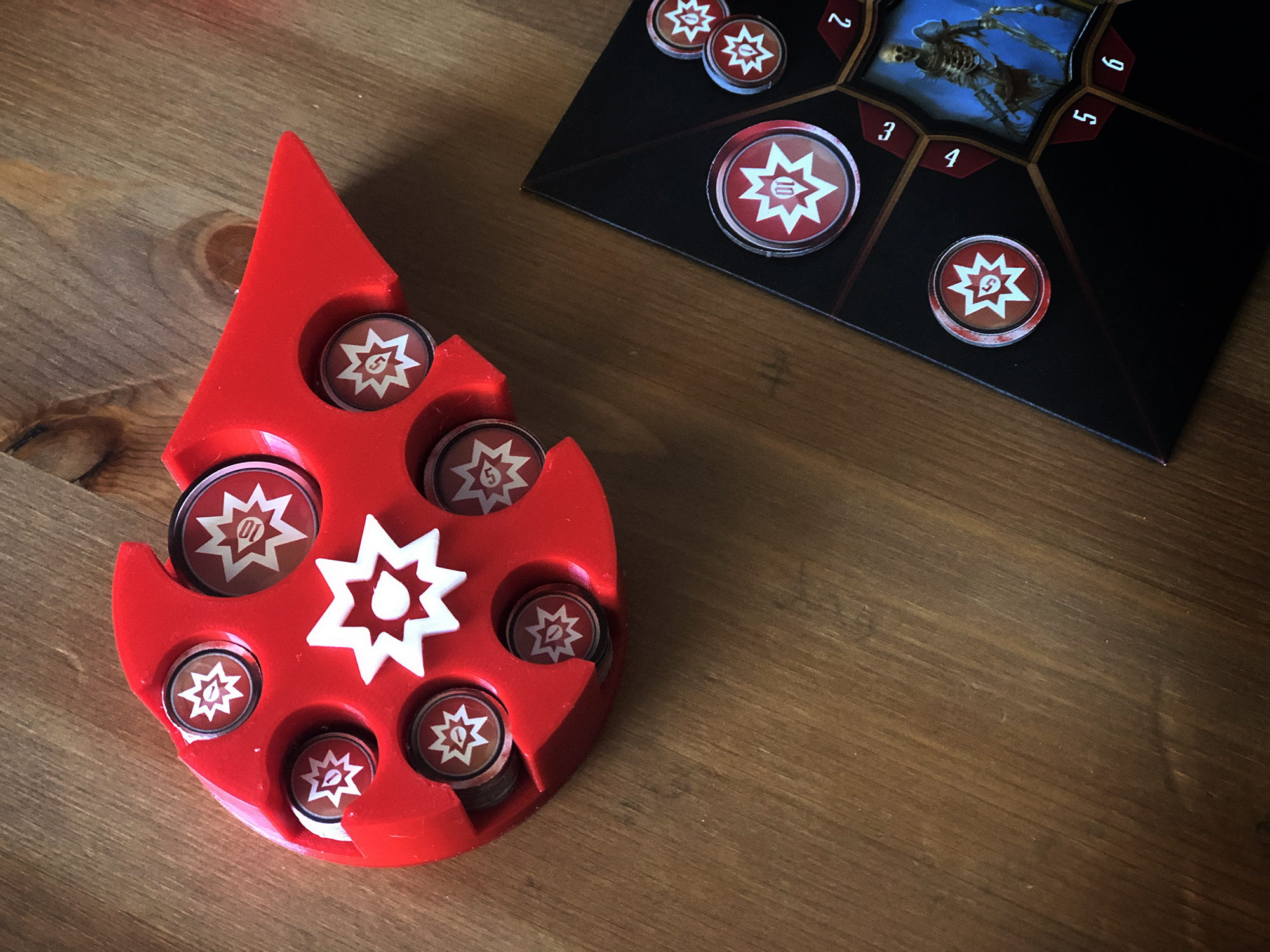Miniatura 3 do modelo 3D Gloomhaven damage token case.