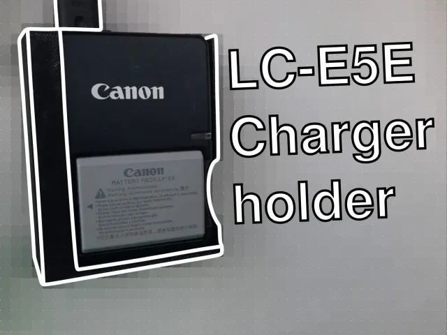 Canon LC-E5E battery charger holder
