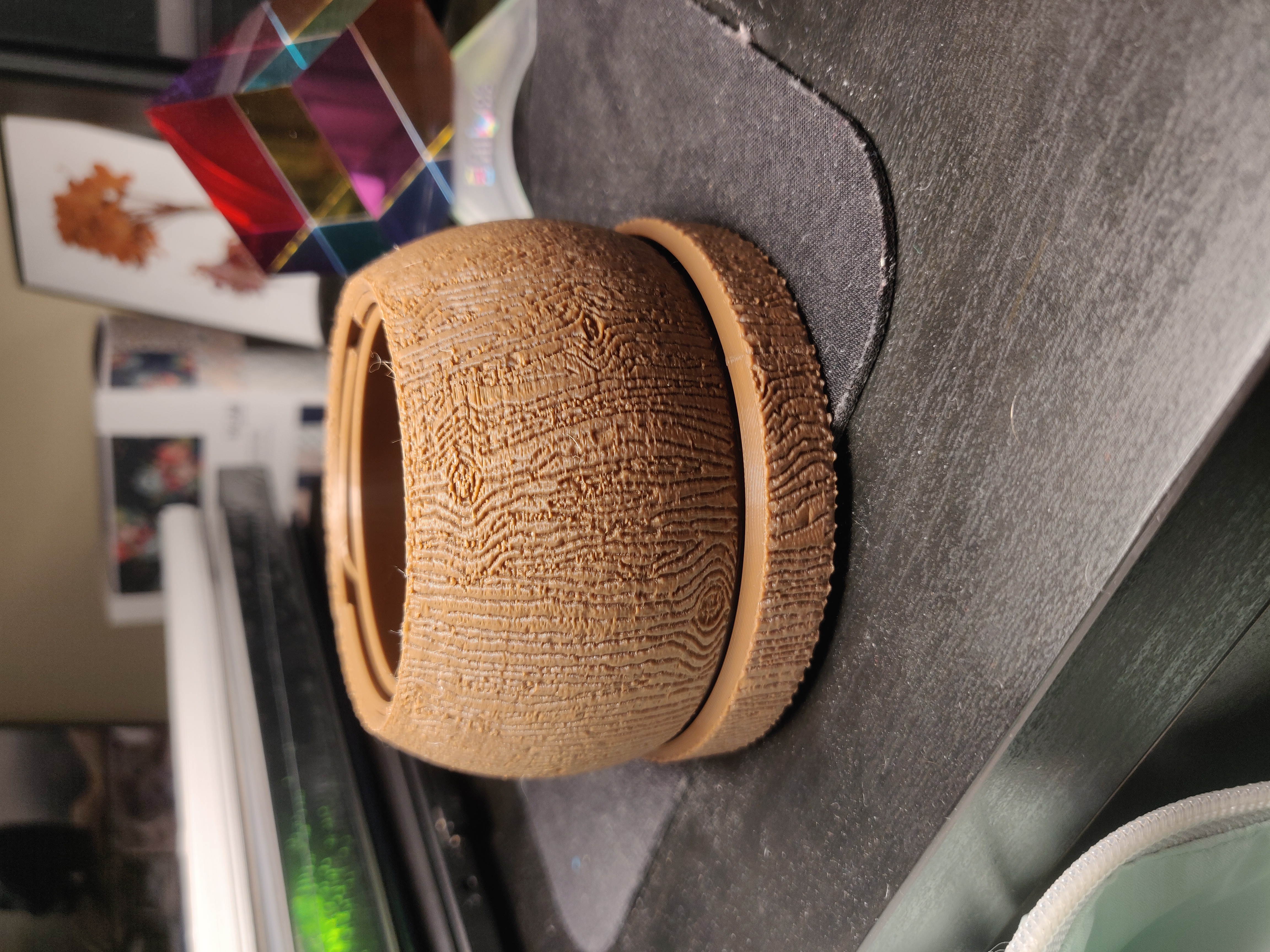 Print in Place Iris Box Wood Texture (remix)