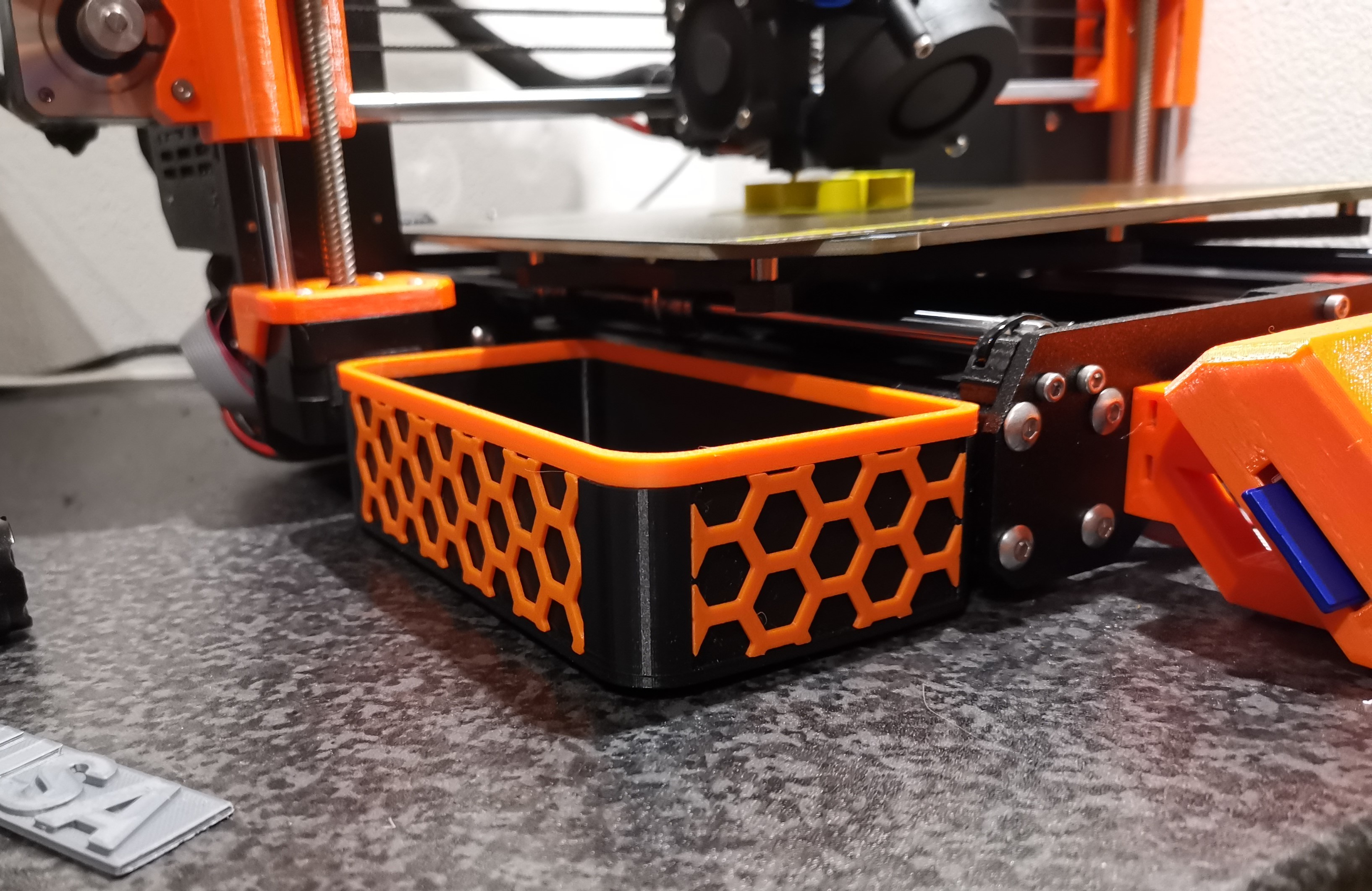 Prusa MK3S sidebox honeycomb with or without MMU