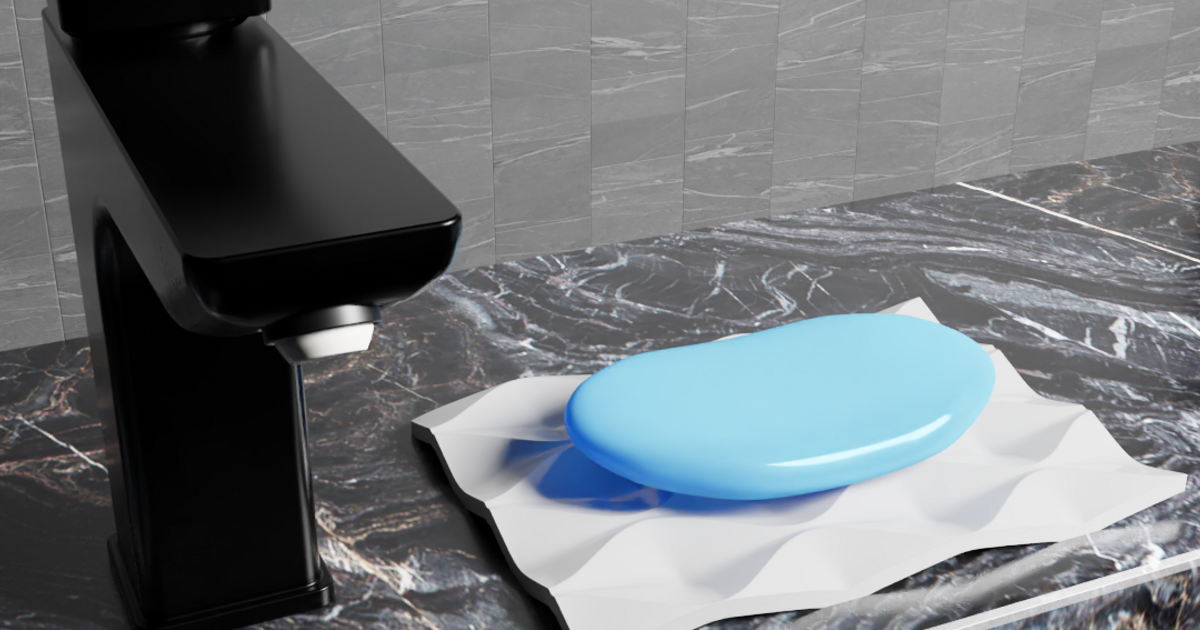 Wavy Soap Dish by 3dPrintArchitect Download free STL model
