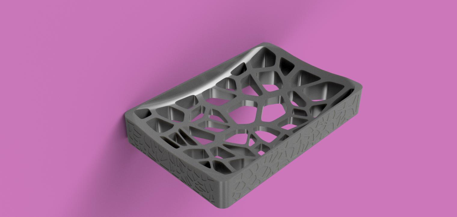 Very Voronoi soap dish